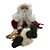Papai Noel Decorativo Sentado Cruzado - Vermelho - 1 unidade - Rizzo - Imagem 1
