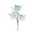 Pick Com Folhas e Frutas Natalino - Verde Claro com Glitter - 1 unidade - Cromus - Rizzo - Imagem 1