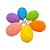 Ovos Decorativos Coloridos  - 6 unidades - Rizzo - Imagem 1