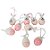 Sacos de Ovos de Codorna Sortidos - Branco e Rosa - 9 unidades - Cromus - Rizzo - Imagem 1