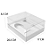 Caixa Ovo de Colher Kit Confeiteiro - Meio Ovo de 100g - 20,5cm x 17cm x 8,5cm - Azul - 5 unidades - Assk - Imagem 2
