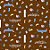 Folha para Ovos de Páscoa Feelings Marrom 69x89cm - 5 unidades - Cromus - Rizzo - Imagem 1