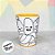 Copo Para Colorir Color Cup Frutinhas - Amarelo - 10cm - 1 unidade - Rizzo - Imagem 1