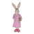 Coelha Decorativa com Pijama e Filhote - Rosa - 1 unidade - Rizzo - Imagem 1