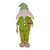 Coelho Decorativo em Pé com Pijama - Vrd/Brc - 1 unidade - Rizzo - Imagem 1