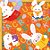 Saco Express 24x24cm para Ovos de 100g a 150g - ABC Laranja - 5 unidades - Cromus - Rizzo - Imagem 1