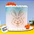 Stencil Rostinho de Coelho - 1 unidade - BlueStar - Rizzo - Imagem 2