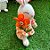 Coelha Decorativa Xadrez com Flor - 45cm - 1 unidade - Cromus - Rizzo - Imagem 3