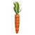 Cenoura Decorativa de Rattan - 45cm - 1 unidade - Cromus - Rizzo - Imagem 1