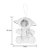 Enfeites de Pendurar Ovelinha com Cachecol de Páscoa Rosa - 11x12,5x7cm - 1 unidade - Cromus - Rizzo - Imagem 2