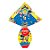 Saco Express 32x32cm para Ovos de 150g a 200g - Coelhos Rockstars - 5 unidades - Cromus - Rizzo - Imagem 1