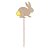 Palito Decorativo - Páscoa Coelho Dourado - 4 unidades - Rizzo - Imagem 1