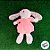 Coelha de Pelúcia Vestido - Rosa - 30cm - 1 unidade - Cromus - Rizzo - Imagem 5