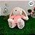 Coelha de Pelúcia Vestido - Rosa - 30cm - 1 unidade - Cromus - Rizzo - Imagem 3