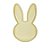Bandeja Decorativa - Coelho Amarelo - 1 unidade - Rizzo - Imagem 1