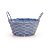 Cesta de Bambu Oval - Azul - 23cm - 1 unidade - Cromus - Rizzo - Imagem 1