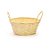 Cesta de Bambu Oval - Amarelo - 23cm - 1 unidade - Cromus - Rizzo - Imagem 1