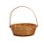 Cesta de Bambu Redondo - Marrom - 24cm - 1 unidade - Cromus - Rizzo - Imagem 1