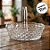 Cesta Decorativa de Vidro Oval - 13cm - 1 unidade - Cromus - Rizzo - Imagem 1