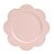Sousplat com Borda Floral - Rosa - 32cm - 1 unidade - Cromus - Rizzo - Imagem 1