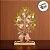 Árvore Decorativa de Madeira com Led - 22cm  - 1 unidade - Cromus - Rizzo - Imagem 3