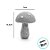 Cogumelo Decorativo - 12cm - Bege/Rosa  - 1 unidade - Cromus - Rizzo - Imagem 2