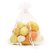 Ovo de Páscoa Decorativo para Pendurar Rústico - Laranja e Amarelo - 6x4cm - 16 unidades - Cromus - Rizzo - Imagem 1