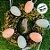 Ovos de Páscoa Bege e Verde Pastel com Respingos Pretos para Pendurar - 6cm - 6 unidades - Rizzo - Imagem 3