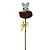 Pick Decorativo Coelho Branco Ninho de Páscoa - 29,5cm  - 1 unidade - Rizzo - Imagem 2