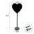 Lousa para Personalizar Coração com apoio Vermelho - 20cm - 6 unidades - Rizzo - Imagem 2
