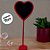 Lousa para Personalizar Coração com apoio Vermelho - 20cm - 6 unidades - Rizzo - Imagem 3