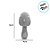 Cogumelo Decorativo - 16cm - Bege/Rosa  - 1 unidade - Cromus - Rizzo - Imagem 2