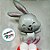 Balão de Festa Metalizado 44'' 111cm - Bunny Pink - 1 unidade - Rizzo - Imagem 3
