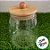 Pote de Vidro Bojudo Hermético com Tampa de Bambu - 12x11cm - 950ml - 1 unidade - Rizzo - Imagem 3