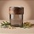 Pote de Vidro com Detalhe em Madeira - 6,5x8,5cm - 220ml - 1 unidade - Rizzo - Imagem 1