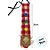 Gravata Vermelha Xadrez com Apliques Sortidos - 30cm - 1 unidade - Rizzo - Imagem 2