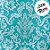 Papel Chumbo 10x9,8cm - Adamascado Azul - 300 unidades - Cromus - Rizzo - Imagem 3