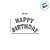 Balão de Festa Metalizado 16" 41cm - Happy Birthday - Gold - 1 unidade - Rizzo - Imagem 2