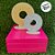 Mini Donut MDF - Verde Água - 11cm - 1 unidade - Rizzo - Imagem 4