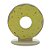 Donut MDF - Amarelo - 16,5cm - 1 unidade - Rizzo - Imagem 1