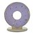 Donut MDF - Lilás - 16,5cm - 1 unidade - Rizzo - Imagem 1
