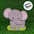 Enfeite MDF -  Elefante Bebê - 20,5cm - 1 unidade - Rizzo - Imagem 4