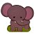 Enfeite MDF -  Elefante Bebê - 20,5cm - 1 unidade - Rizzo - Imagem 1