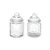 Kit 2 Potes de Vidro Hermético com Tampa - 280ml - Rizzo - Imagem 1