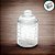 Kit 6 Potes de Vidro Quadriculado para Mantimento com Tampa - 280ml - Rizzo - Imagem 3