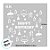 Stencil Happy Birthday  - Ref.4101 - 14,5cm - 1 unidade - RR Cortadores - Rizzo - Imagem 2