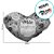Almofada Coração de Pelúcia - Mãe Melhor Amiga - 26x18,5cm - 1 unidade - Rizzo - Imagem 2