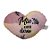 Almofada Coração de Pelúcia - Mãe Amor Eterno - 26x18,5cm - 1 unidade - Rizzo - Imagem 1