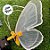 Borboleta de LED para Decoração com Movimento - 40cm - 1 unidade - Rizzo - Imagem 2
