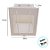 Sacola de Papel com visor de PVC 22x20x20cm - Branca - 1 unidade - Rizzo - Imagem 4